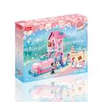 Конструктор SLUBAN Домик невесты свадьба 398 дет.