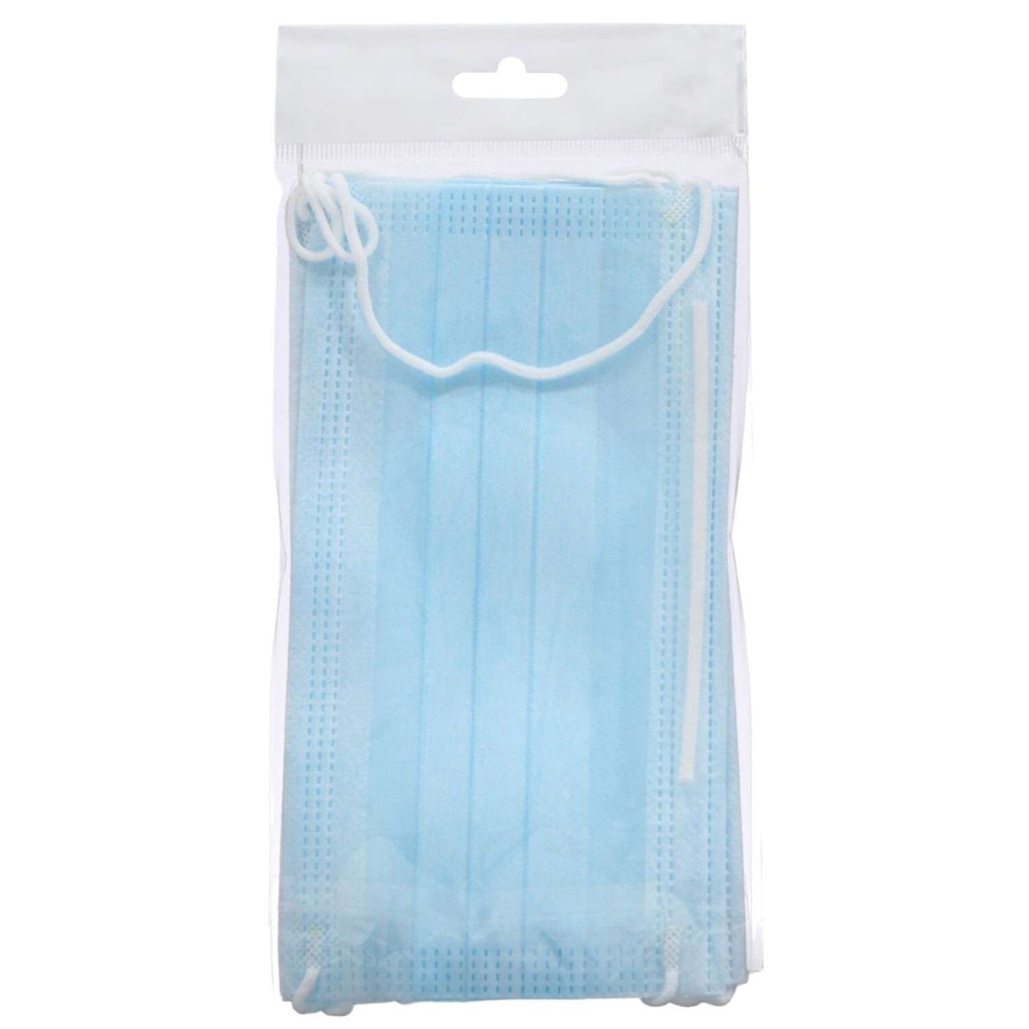 Маска трехслойная на резинках . 3шт - фото 2