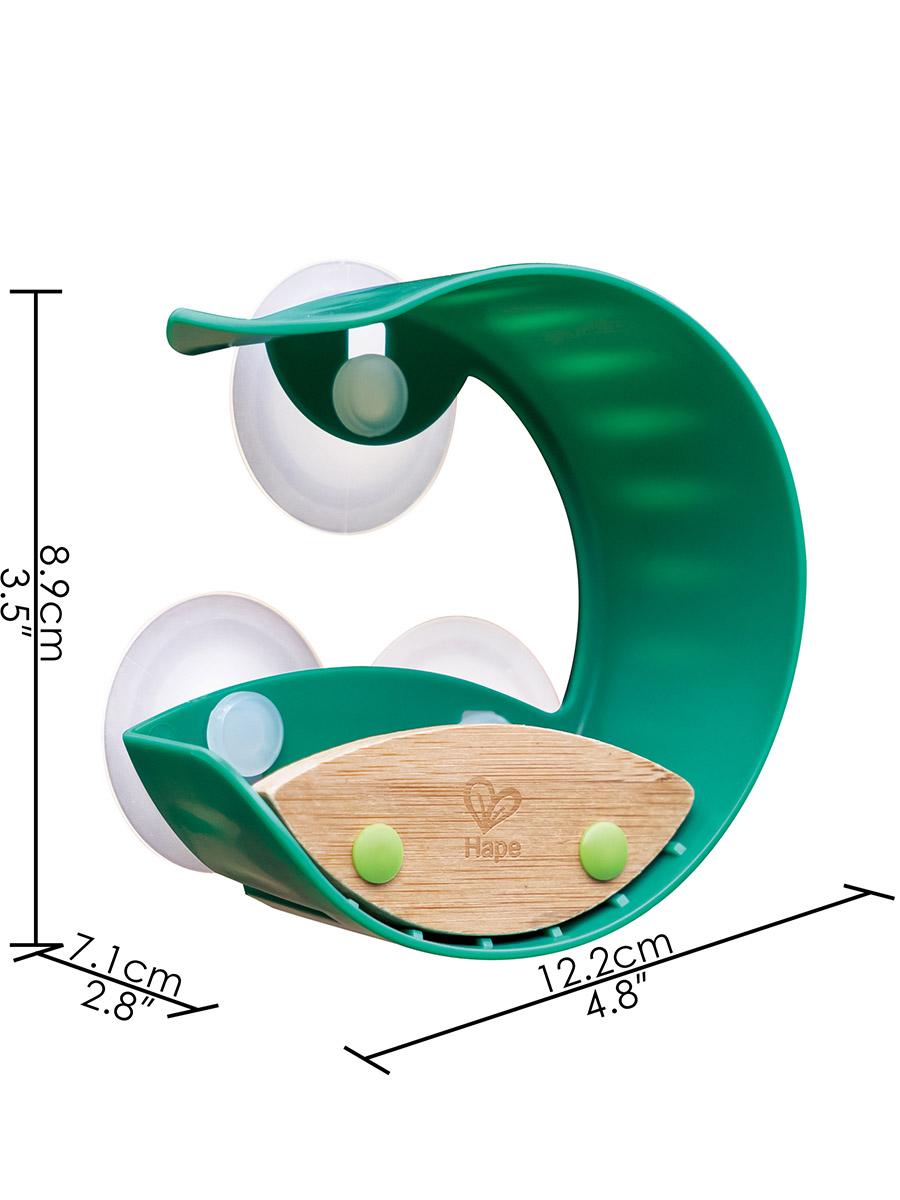 Кормушка подвесная Hape присосках на окно деревянная E5585_HP - фото 4