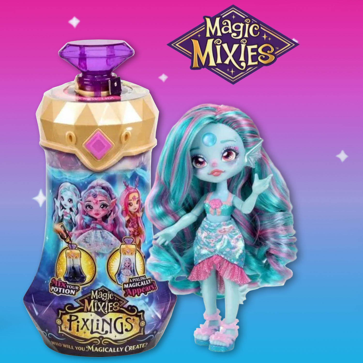 Кукла модельная Magic Mixies Русалка Марена 14872 - фото 1