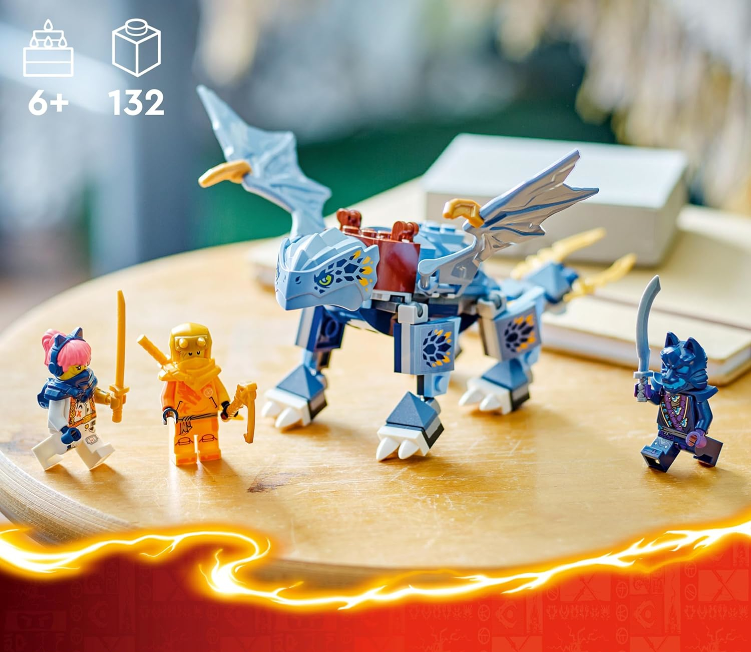 Конструктор LEGO NINJAGO Малыш дракончик Рию 132 дет. - фото 8