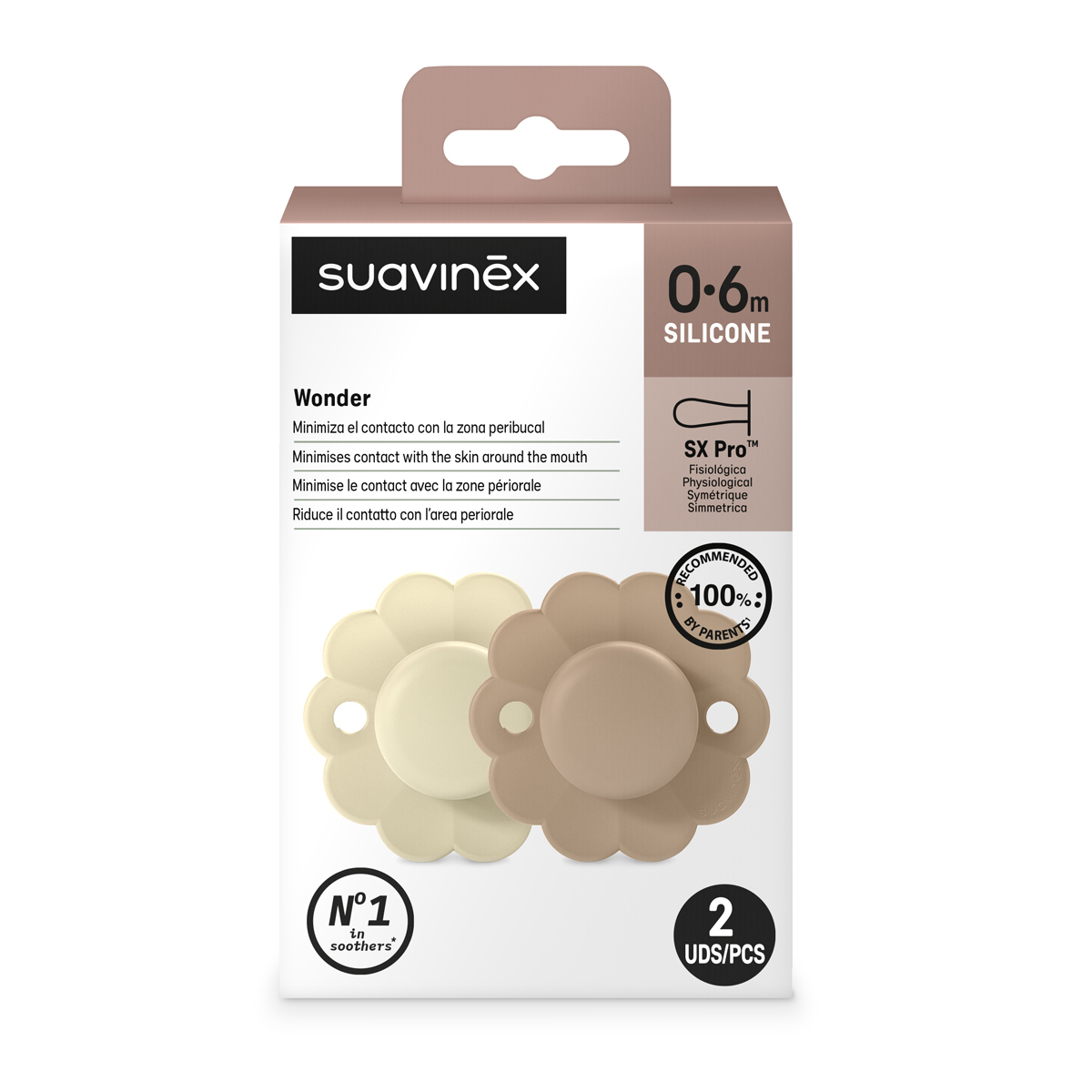 Пустышка Suavinex силикон ортодонтическая от 0 мес. 2 шт. - фото 4