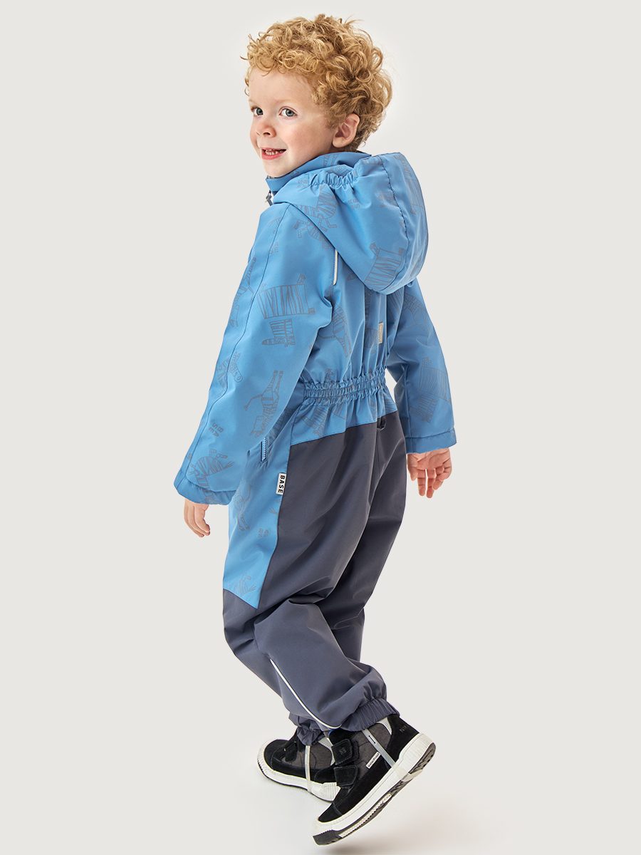 Комбинезон BASE by NIKASTYLE б8м10526 джинс/графит - фото 2