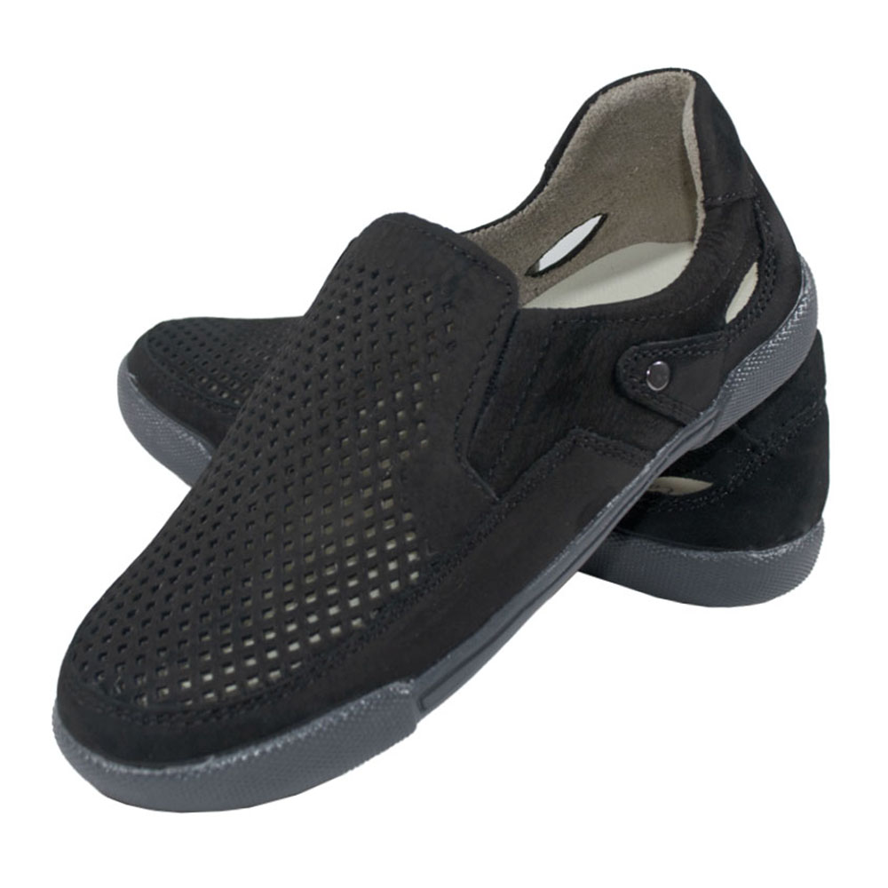 Туфли BEST.A 116-2П/3500/текстиль BEST.A Туфли для мальчика ЧН сер под - фото 1