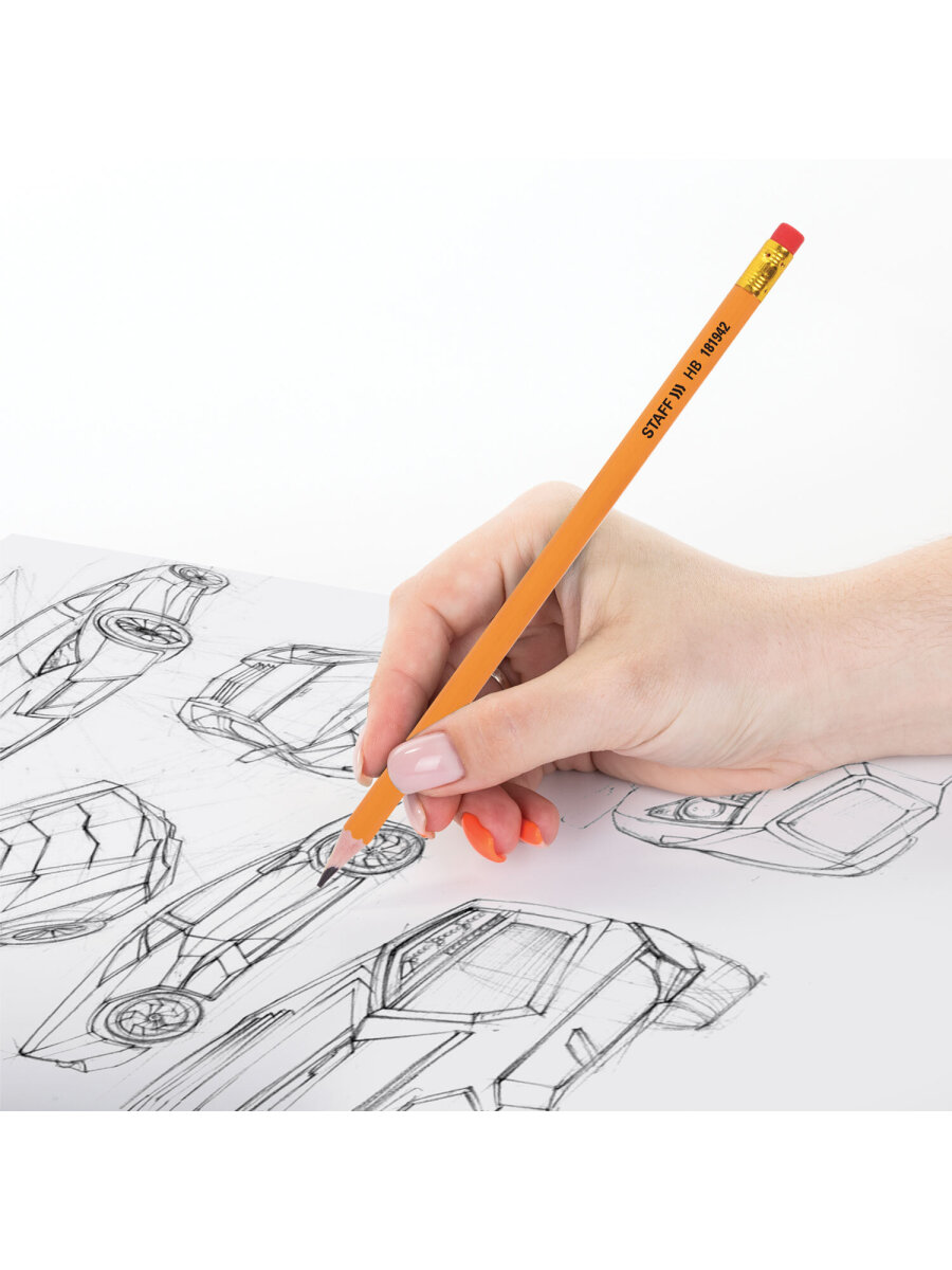 Карандаши чернографитные Staff 50 шт. - фото 10