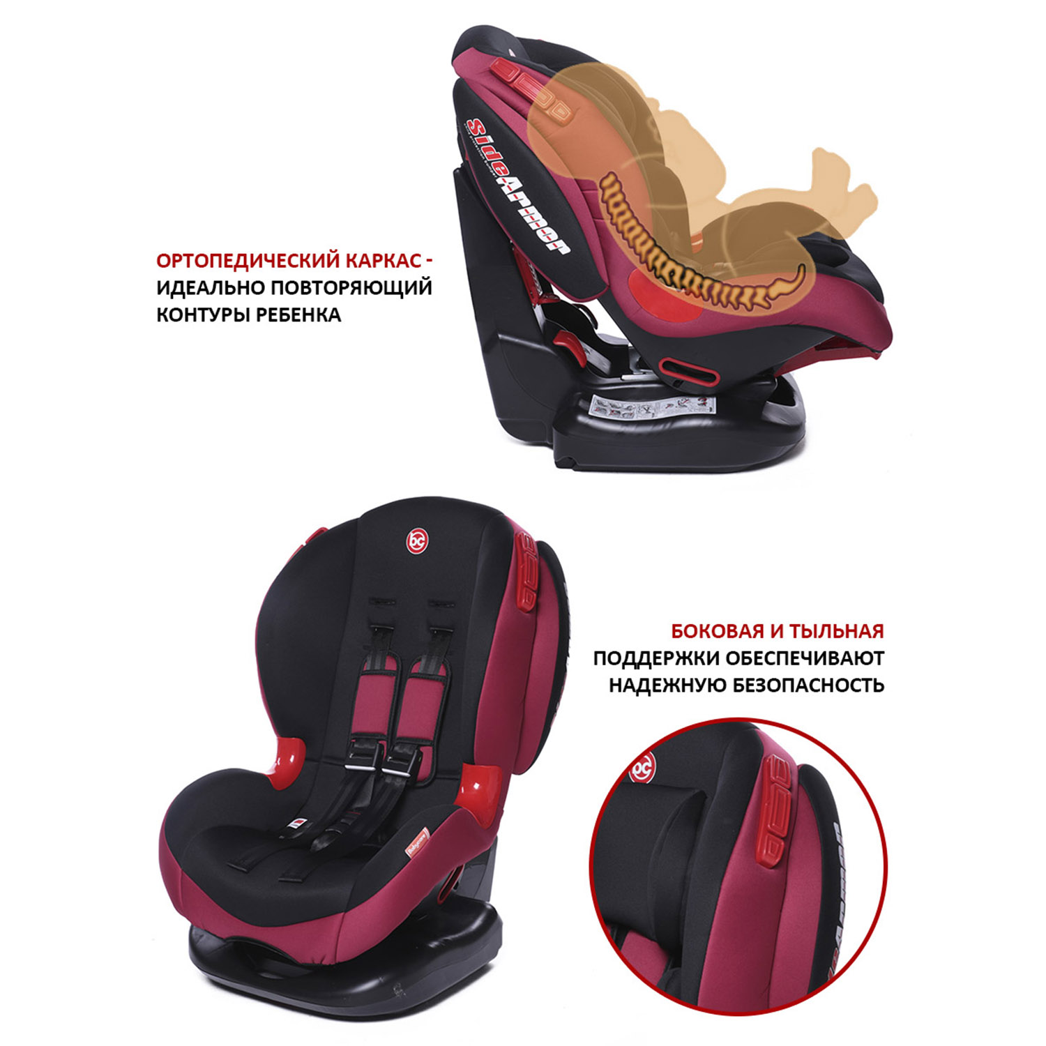 Автокресло BabyCare Isofix 1/2 (9-25 кг) - фото 7