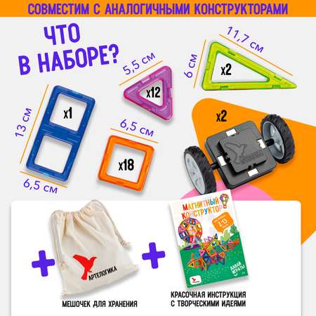 Конструктор АРТЕЛОГИКА магнитный