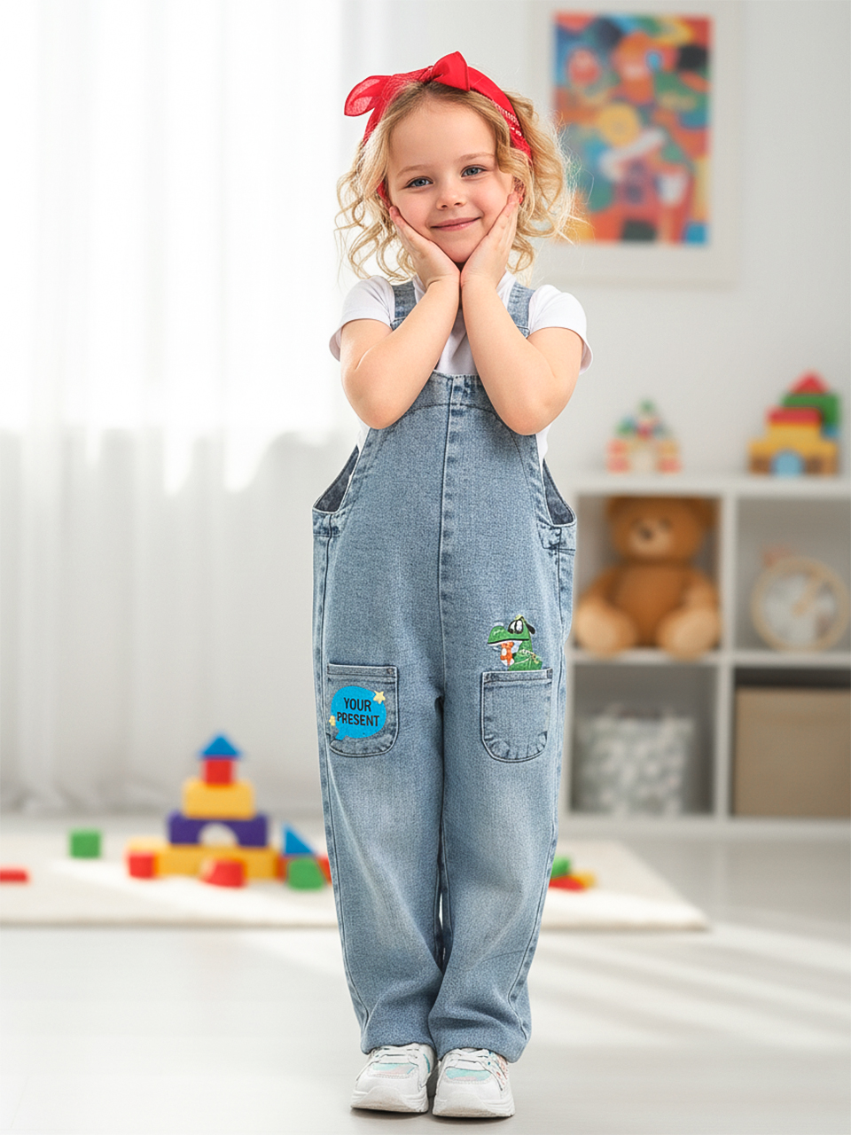 Полукомбинезон СИНИЙ МИР WUD111-G39 - фото 3