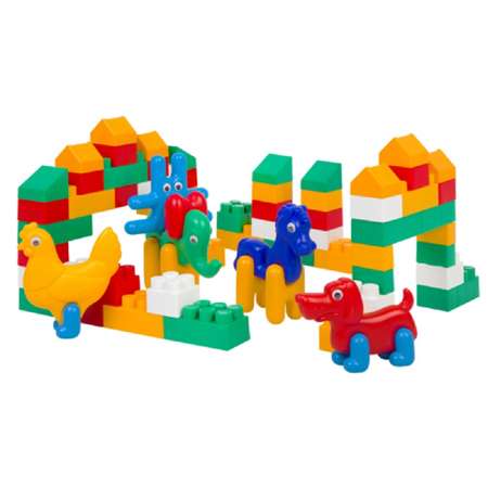 Конструктор Colorplast Зоо Блок сборная игровая модель