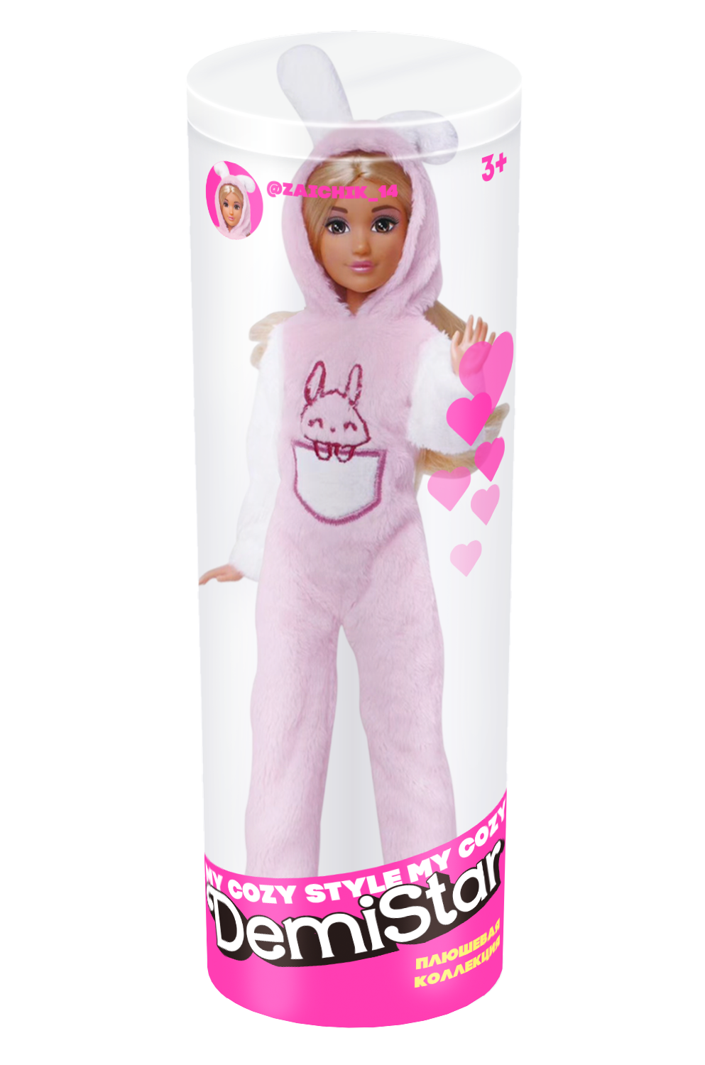 Кукла модельная Demi Star Зайка 616660A - фото 2