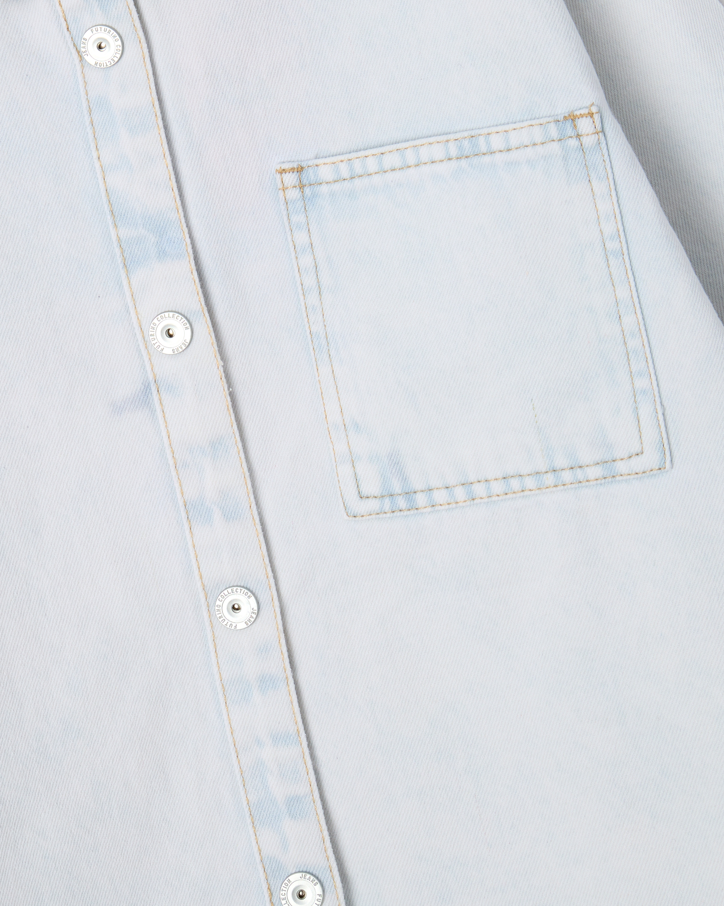 Джинсовая рубашка Futurino S26FU3-G330kg-55 - фото 3