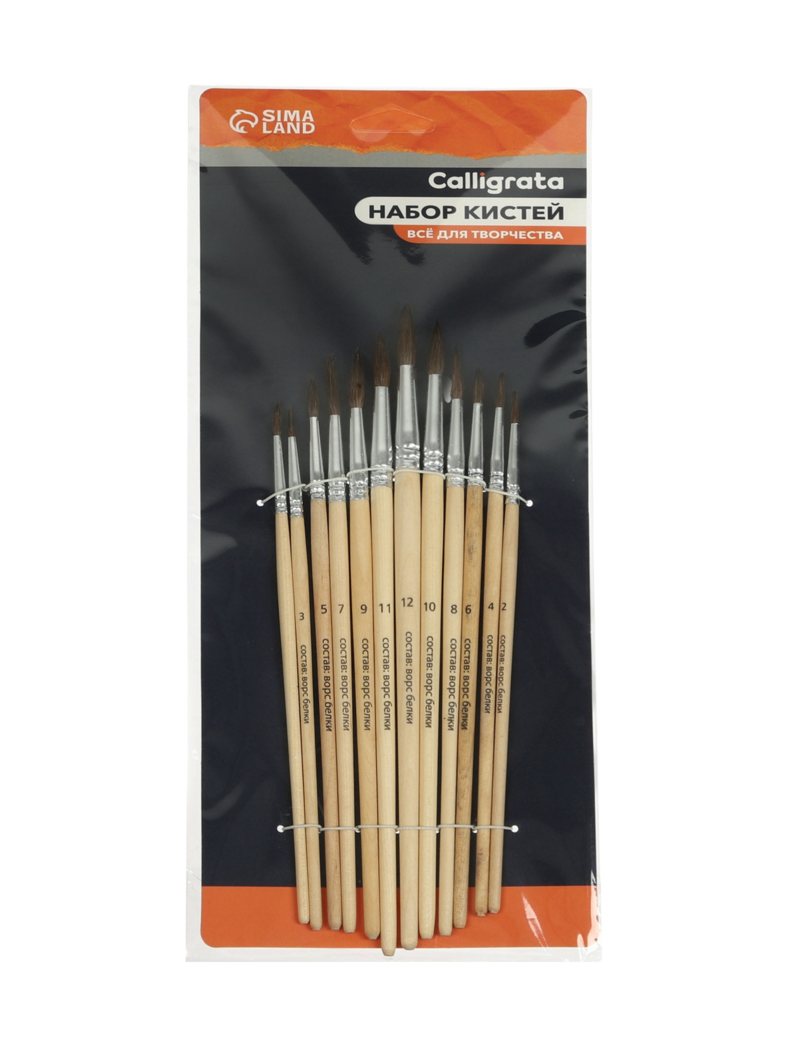Кисть Calligrata 12 шт. - фото 8