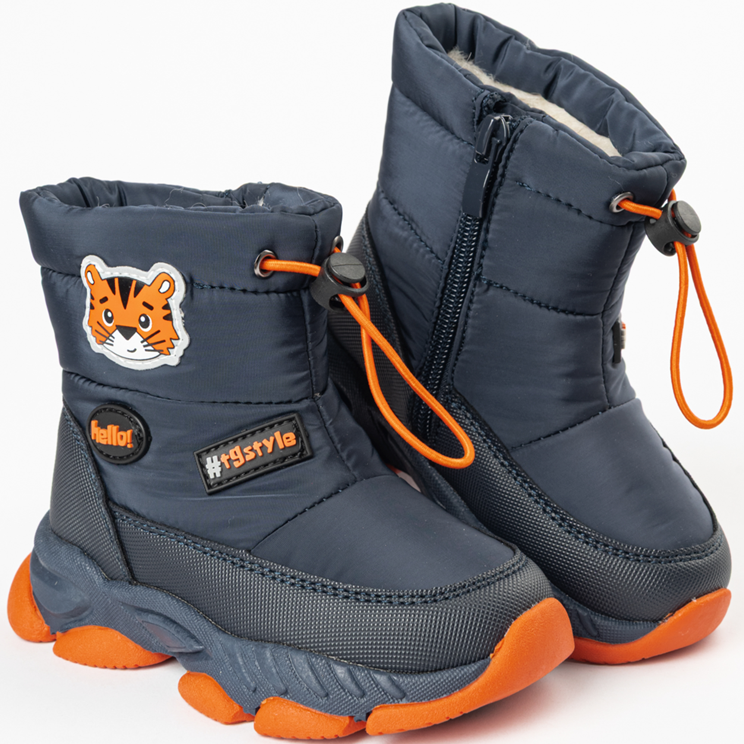 Дутики TikkaGo 6Y14_23001-2_navy-orange - фото 1