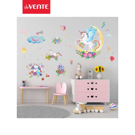 Наклейки интерьерные deVENTE Unicorn. 45x30 см