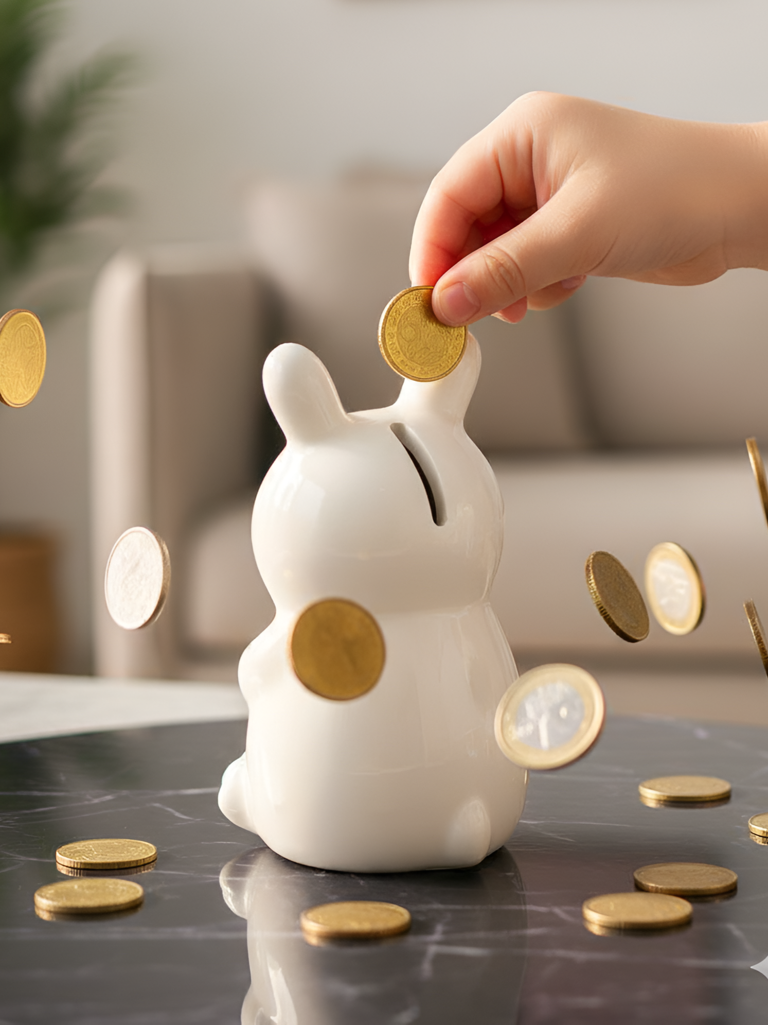 Копилка керамическая iLikeGift Зайчик - фото 7