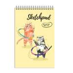 Скетчбук ФЕНИКС+ Веселые Котики А5 60 листов