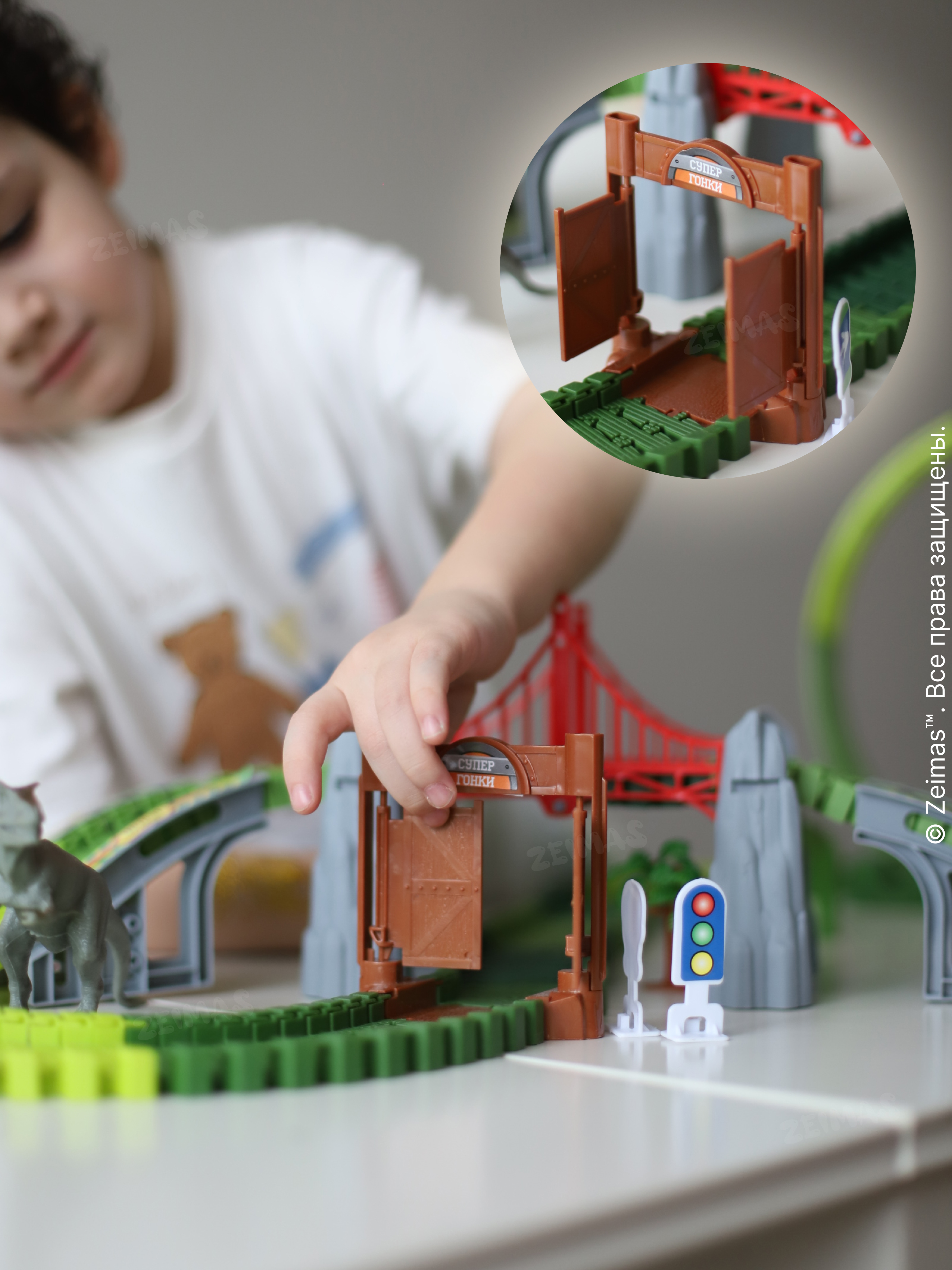 Конструктор Zeimas Погоня за Диплодоком 191 дет. в ассортименте - фото 21