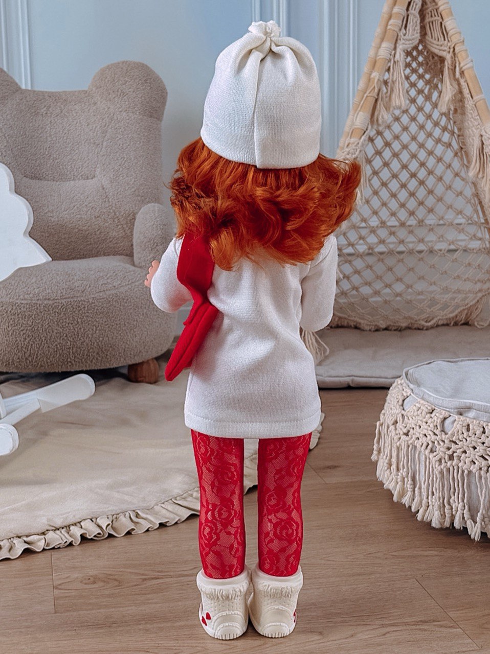 Кукла большая (ростовая) СТРАНА КУКОЛ говорящая Стелла высота 60 см 22-03.3 - фото 21