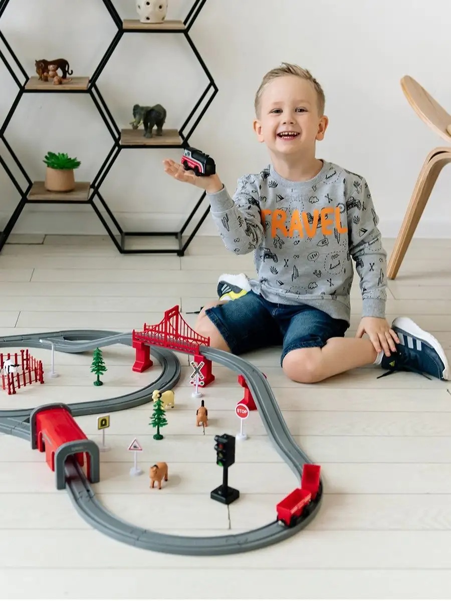 Набор железнодорожный Givito G211-021 - фото 3