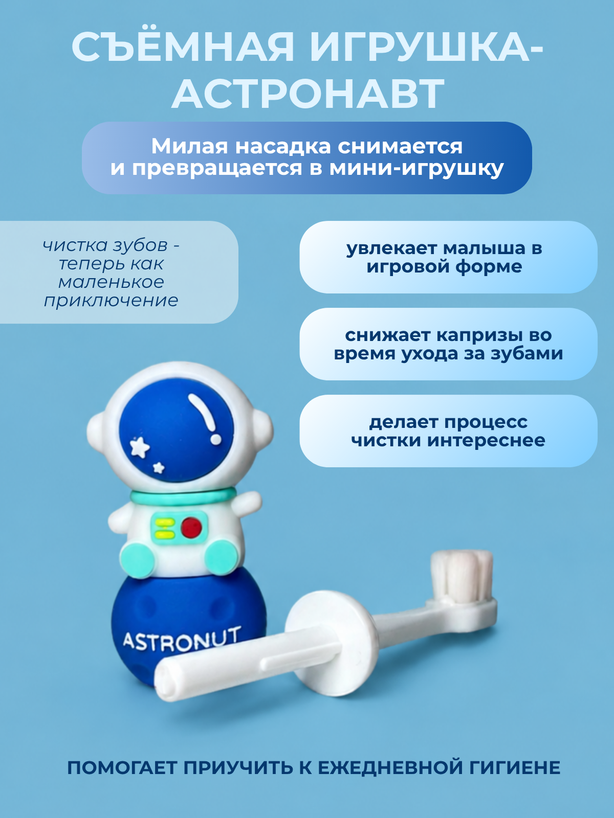 Зубная щетка классическая Чистый Зуб от 0 лет 1 шт. - фото 2