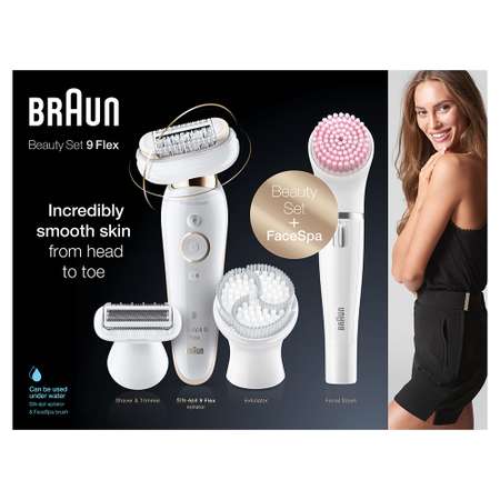 Эпилятор Braun Silk-epil 9 Flex Beauty Set SES 9100