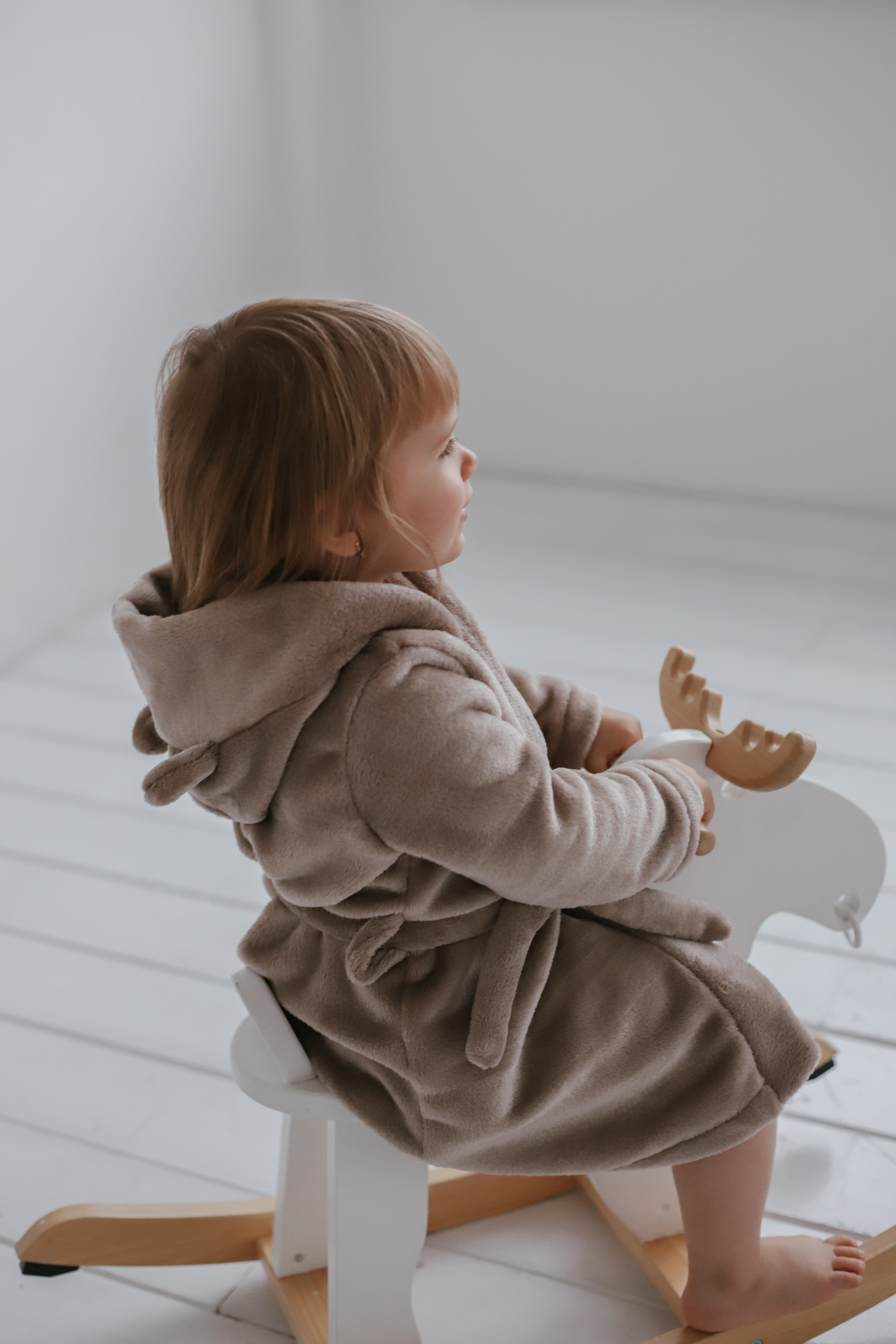 Халат Hello,Bunny halatplychmicha/кофейный - фото 3