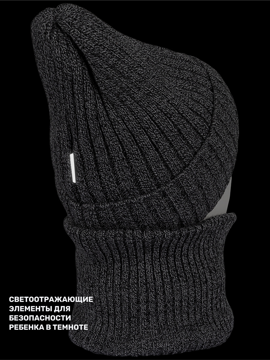 Комплект шапка и снуд NIKASTYLE 12з16424 антрацит - фото 10