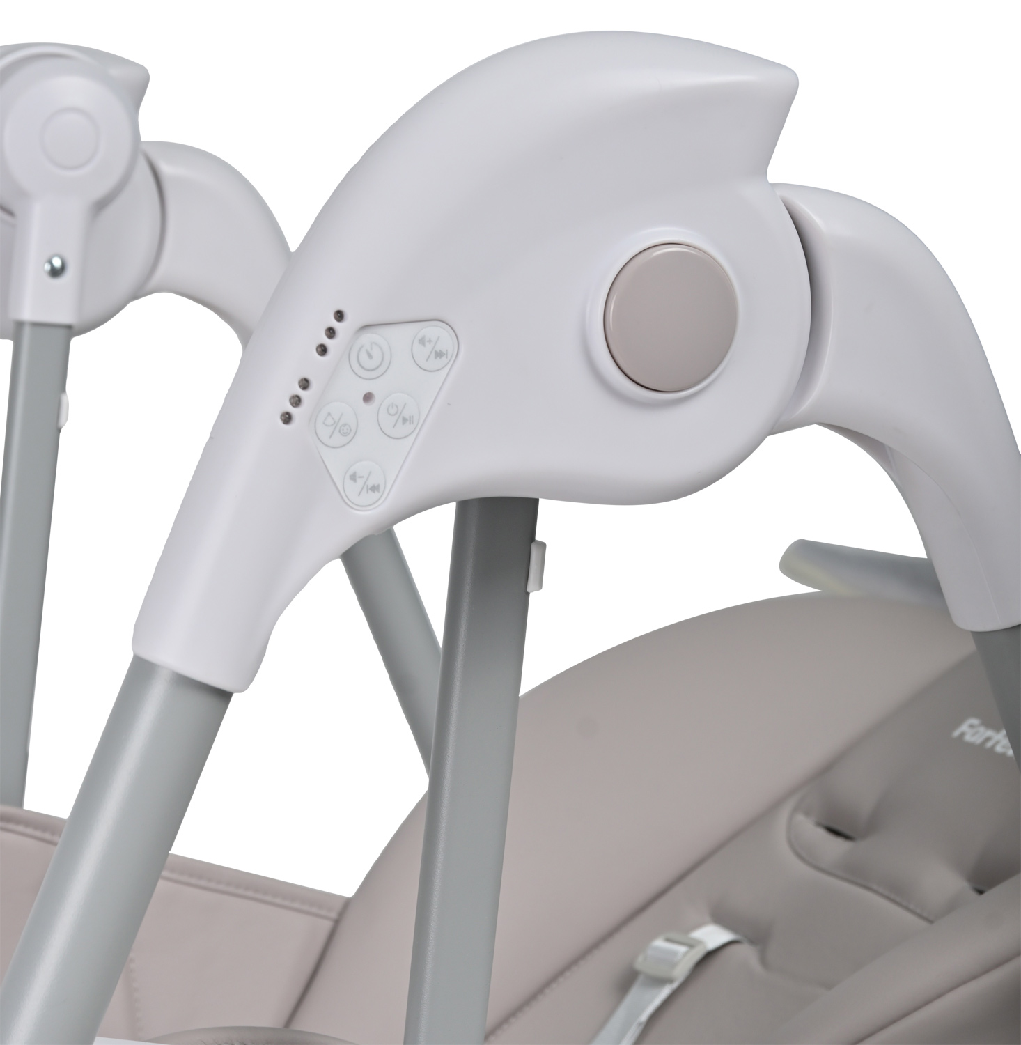 Стульчик для кормления Farfello Multa бежевый - фото 27