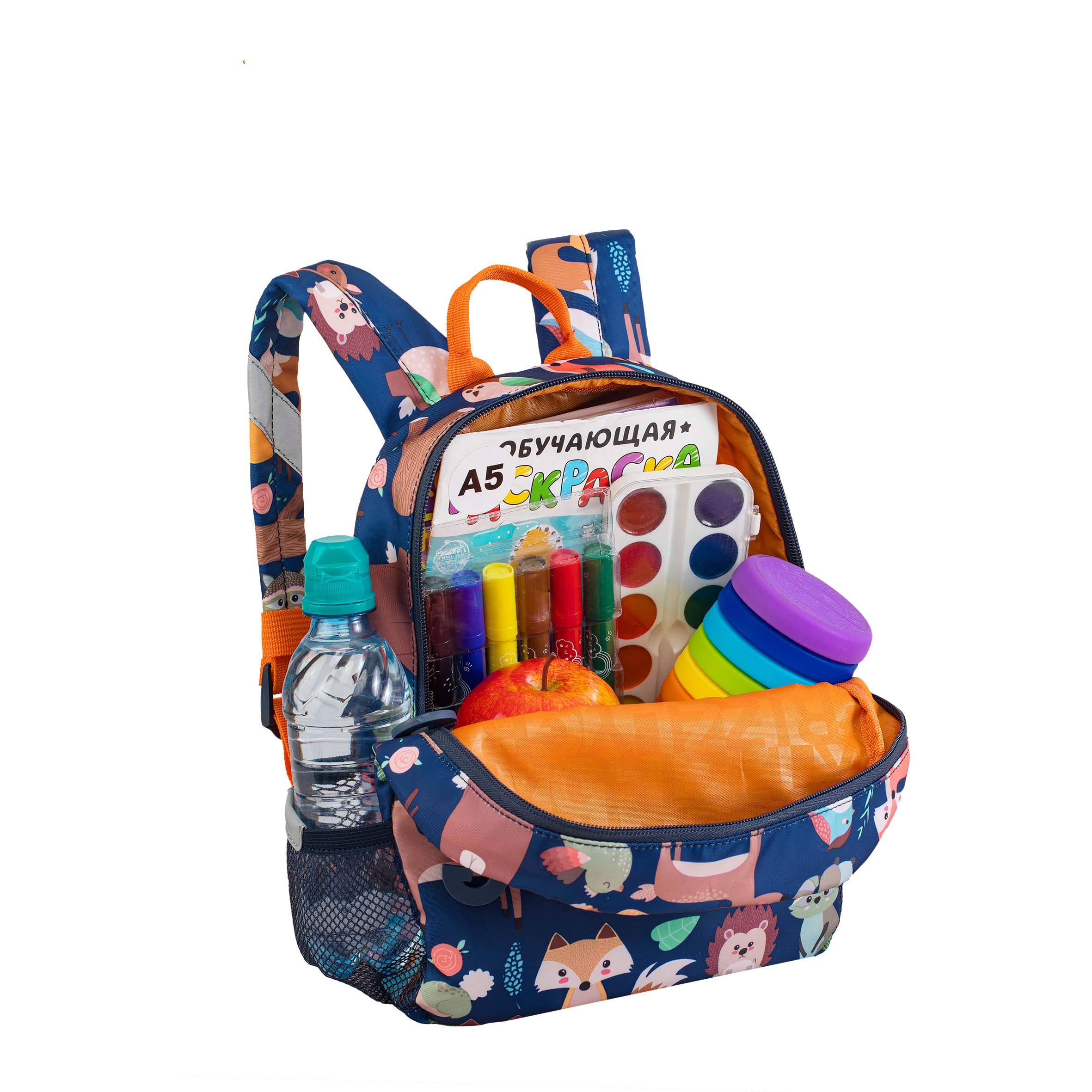 Рюкзак дошкольный Grizzly Лисички - фото 5