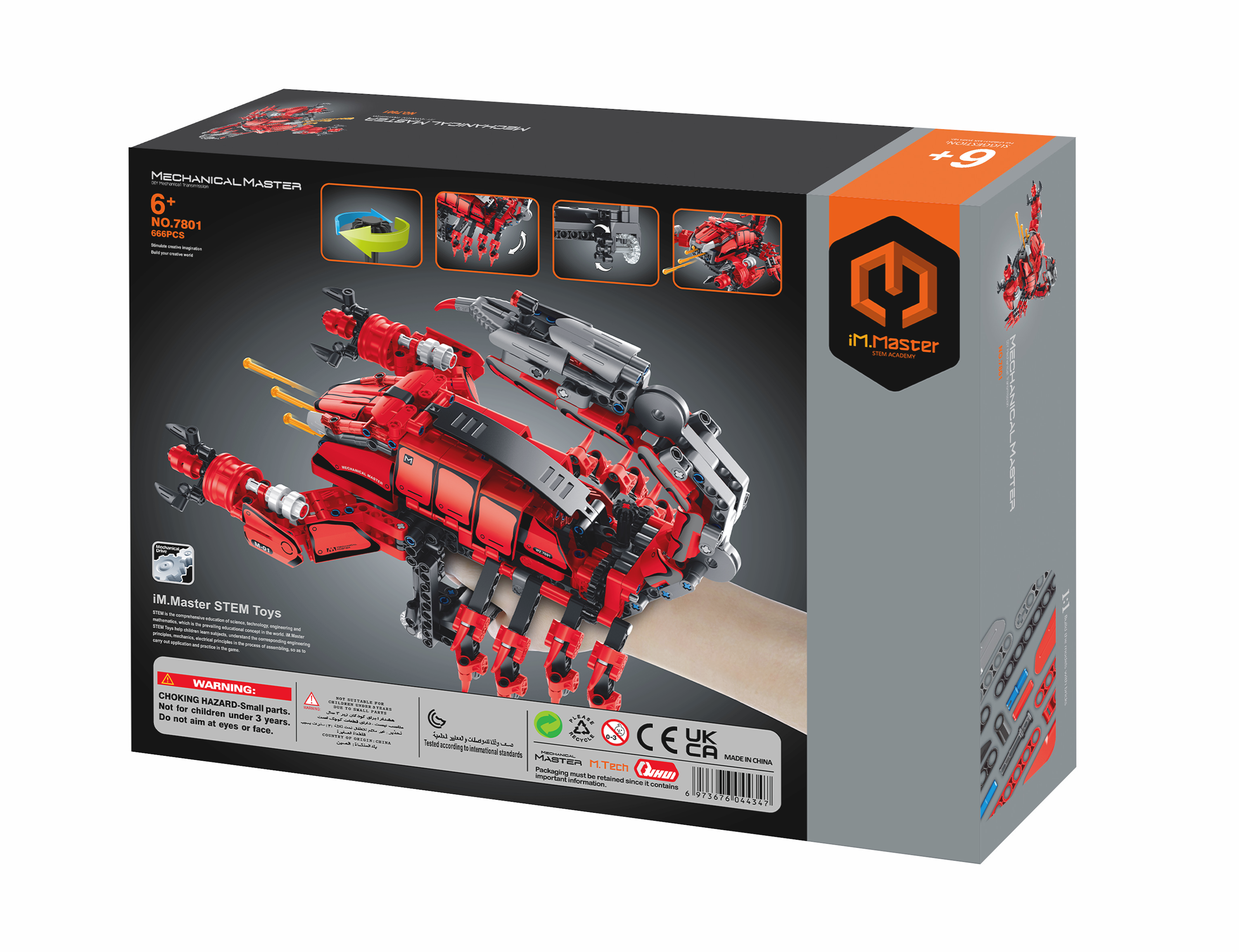 Конструктор Im.Master Оружие-скорпион 666 дет. - фото 7