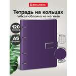 Тетрадь со сменным блоком Brauberg клетка 120 лист.