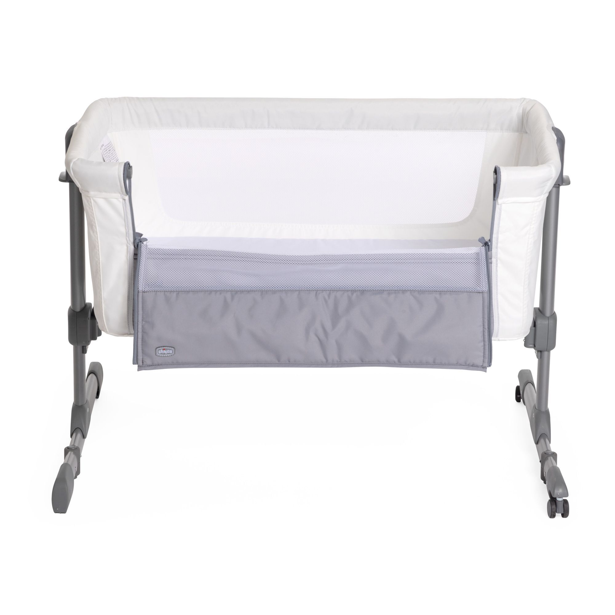 Детская кроватка Chicco Next2Me Essential c рождения до 6 месяцев Cloud Re_Lux, без маятника (бодега темная) - фото 22
