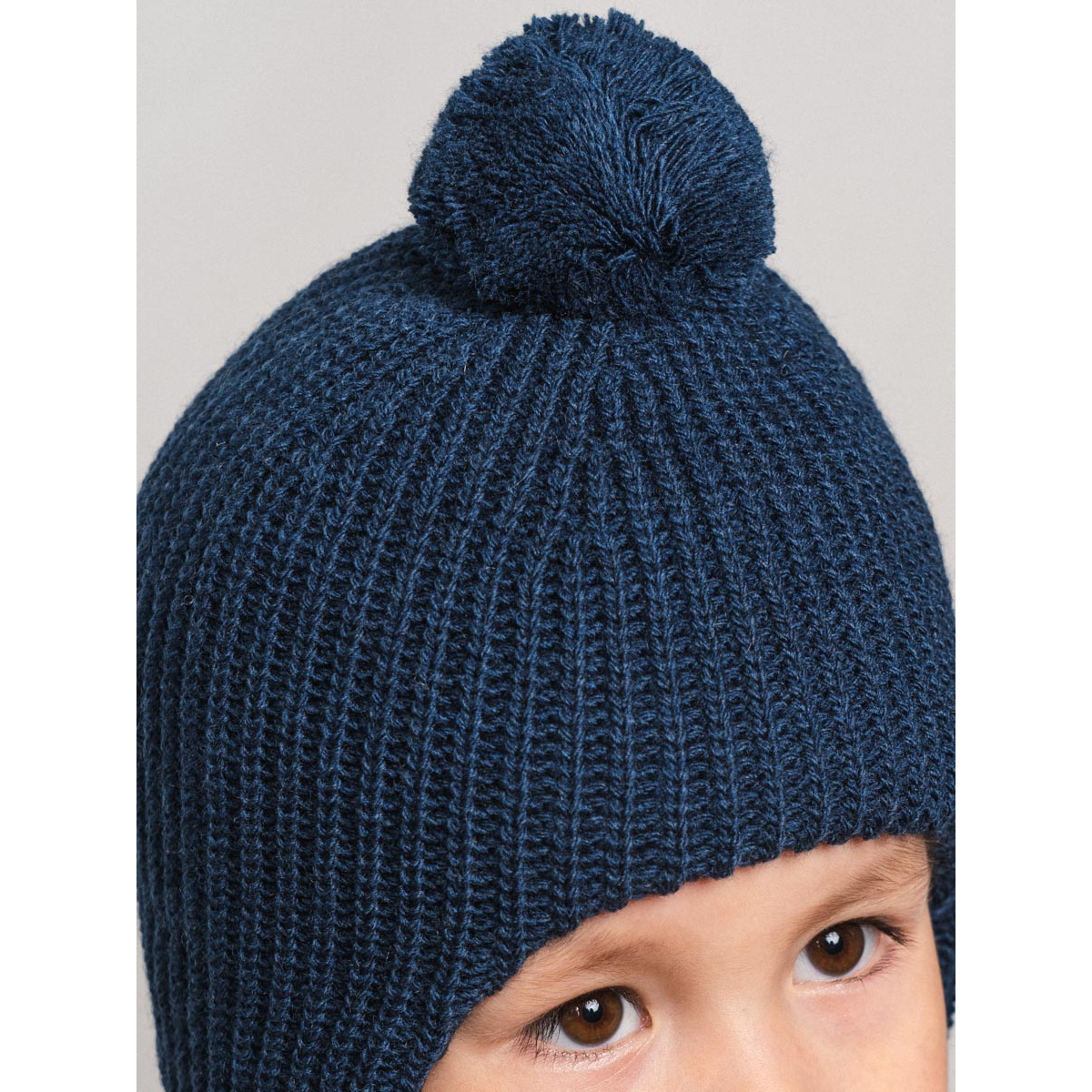 Шапка ПриКиндер U-W_22324 Цвет: Темная джинса - фото 9