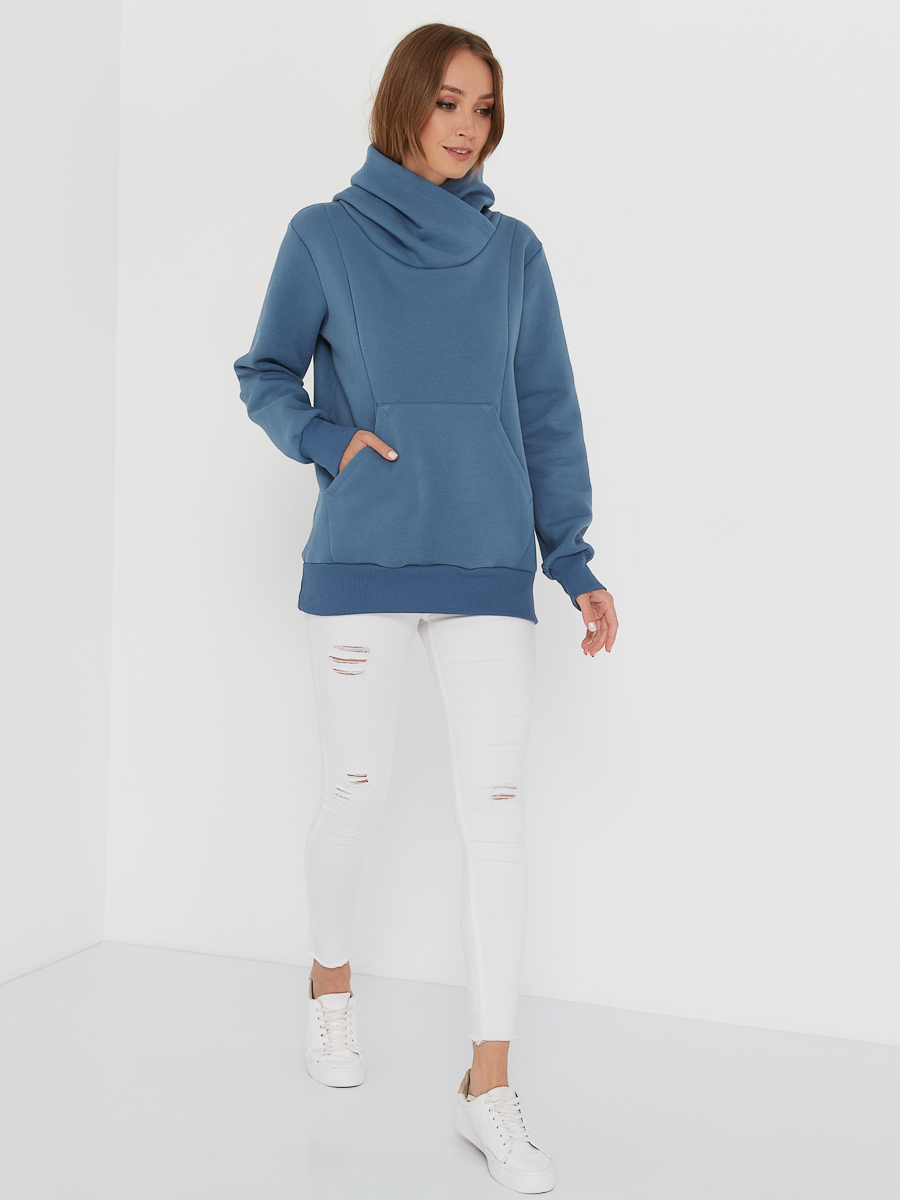 Худи для беременных и кормящих Proud Mom ХОБЛ-0500-индиго - фото 5