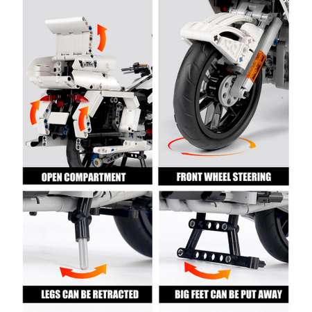 Конструктор Mould King Мотоцикл Honda Gold Wing блочный