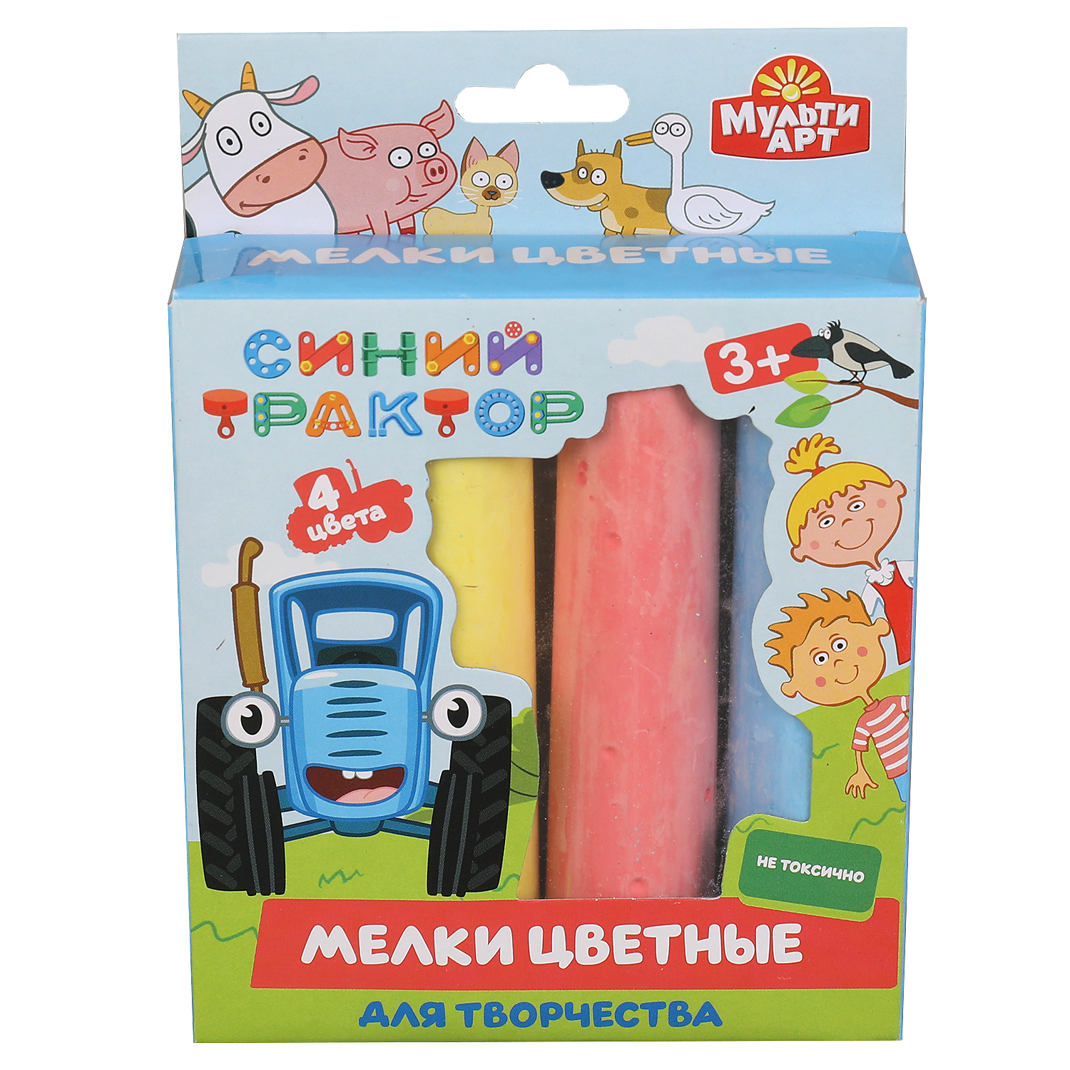 Мел сухой Multiart 4 шт. - фото 8