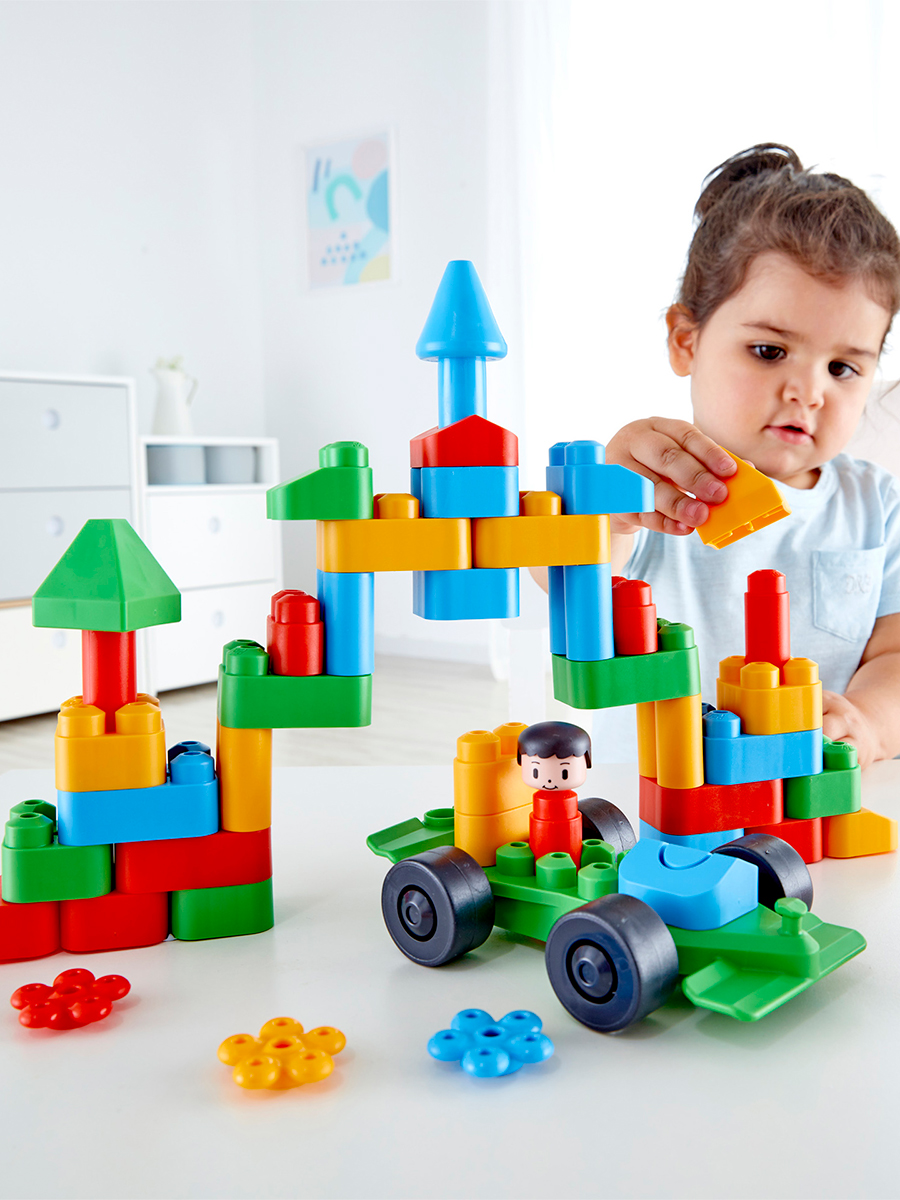 Конструктор Hape из мини-блоков 50 дет. - фото 1