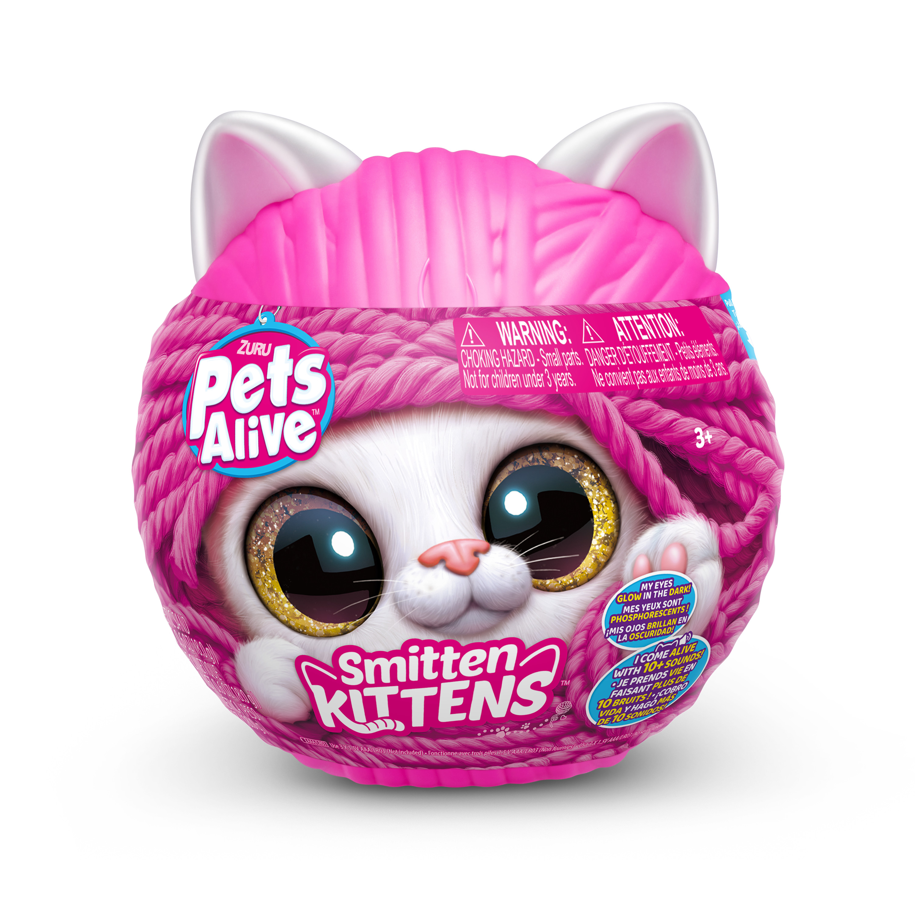 Игрушка мягкая Zuru Pets Alive котик Smitten Kittens - фото 18