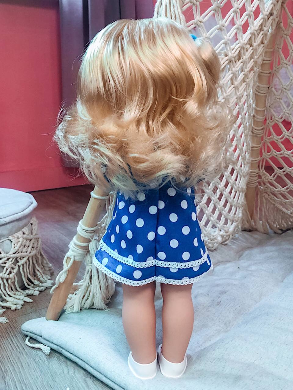 Кукла классическая СТРАНА КУКОЛ большая говорящая Маша высота 40 см 19-07.3 - фото 14