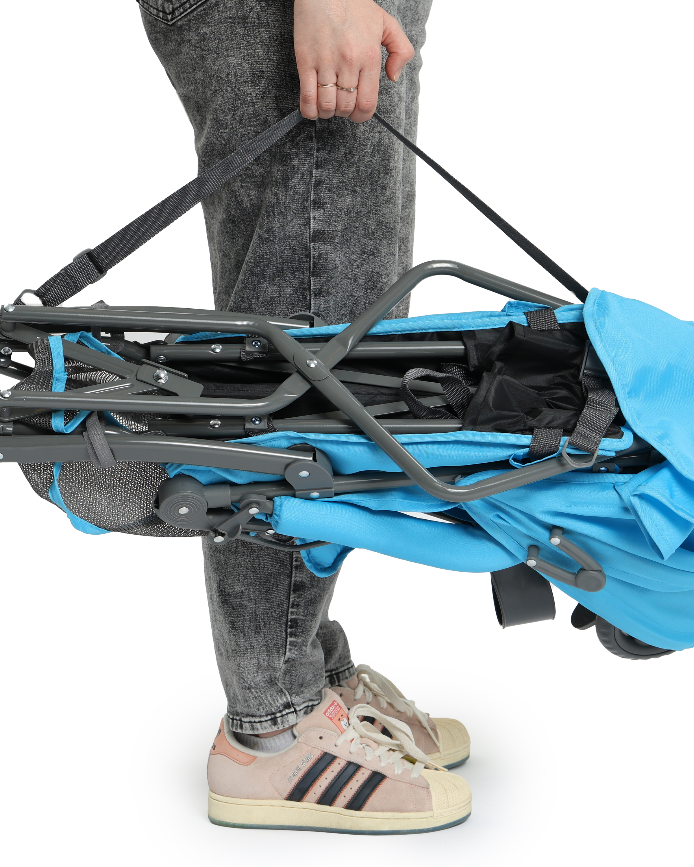 Коляска прогулочная BabyGo Mirage синий - фото 11