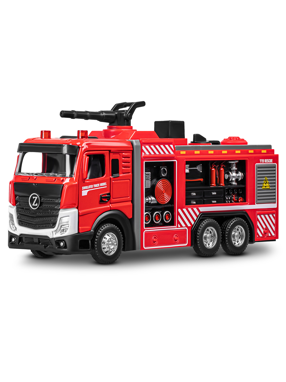 Пожарная машина AUTODRIVE с водой JB0405416 - фото 17