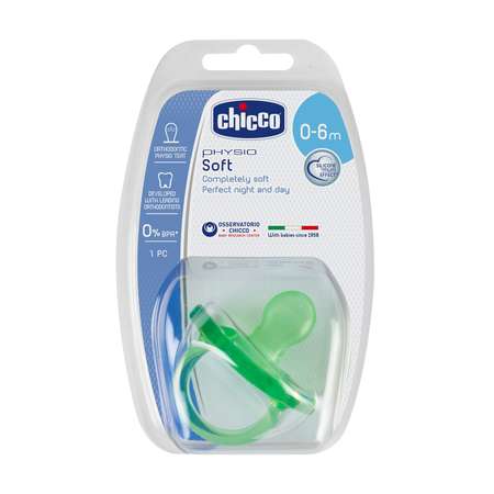 Пустышка Chicco силикон классическая от 0 мес. 1 шт.