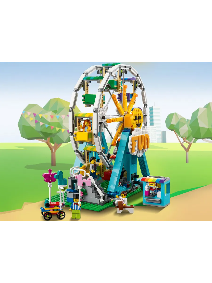 Конструктор LEGO Creator Колесо обозрения 1002 дет. - фото 5