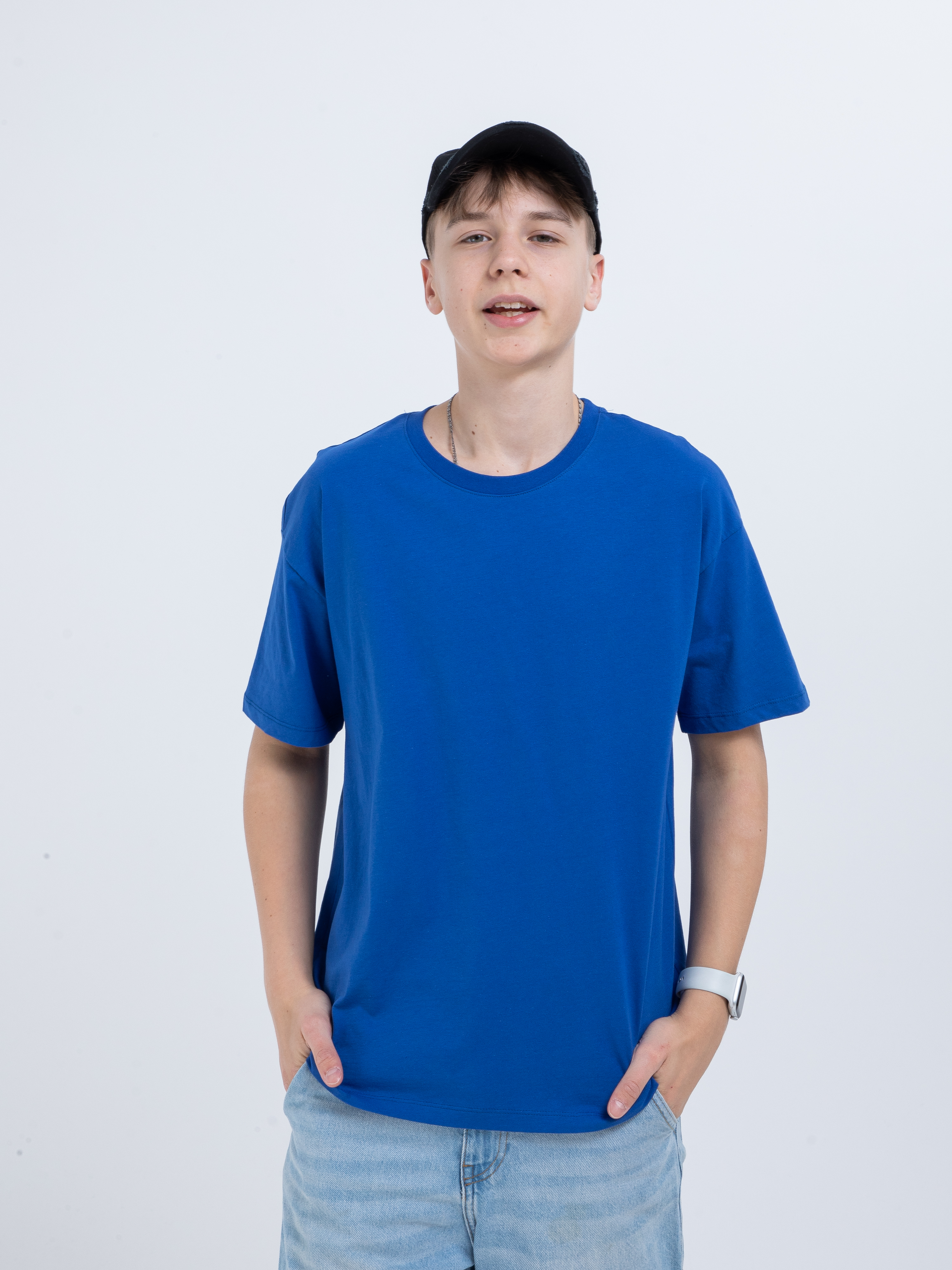 Футболка STELLA MODA 11601._электрик - фото 1