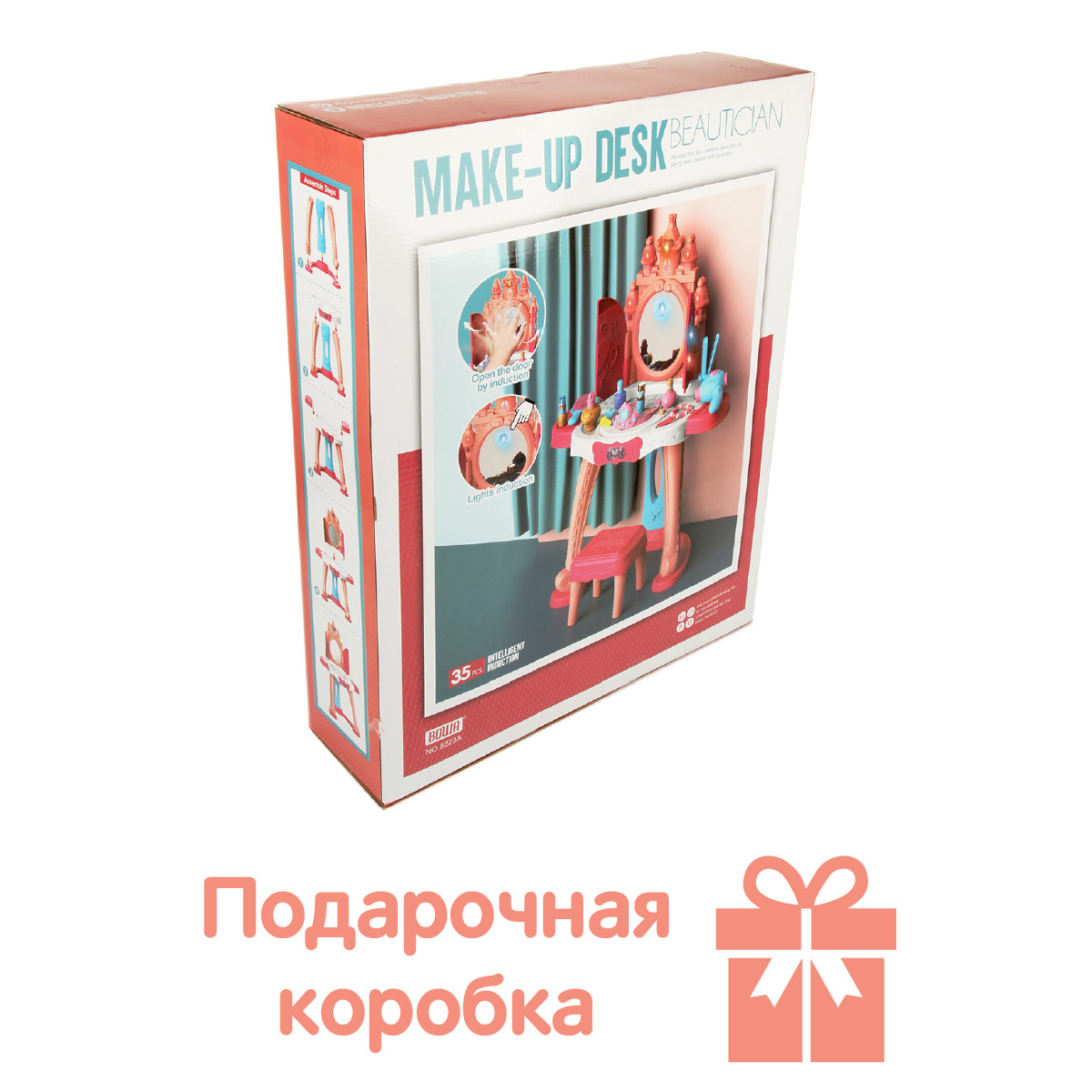 Игрушка Veld Co туалетный столик, косметика, фен - фото 9