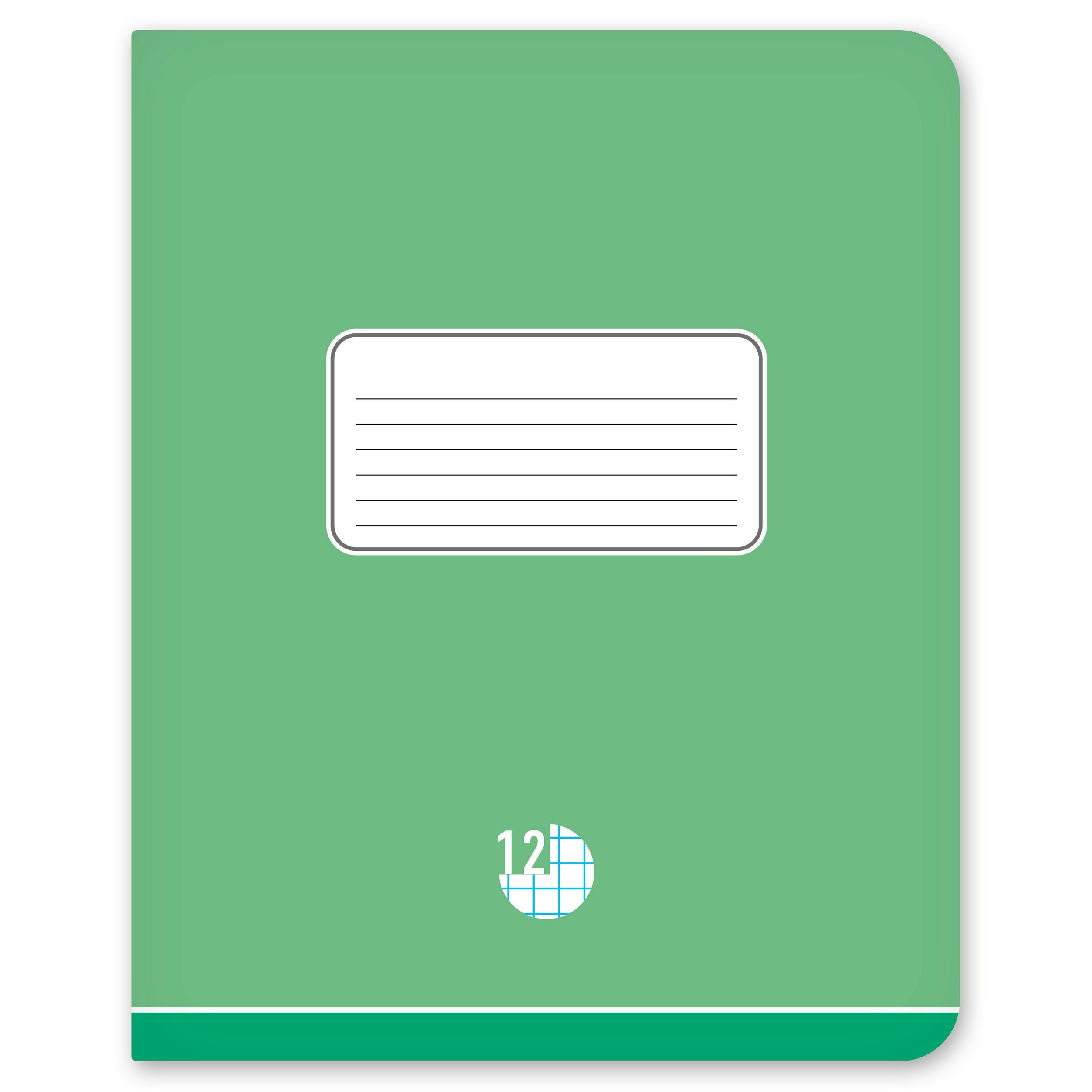 Тетрадь Полиграф Принт клетка 12 лист. в ассортименте - фото 6