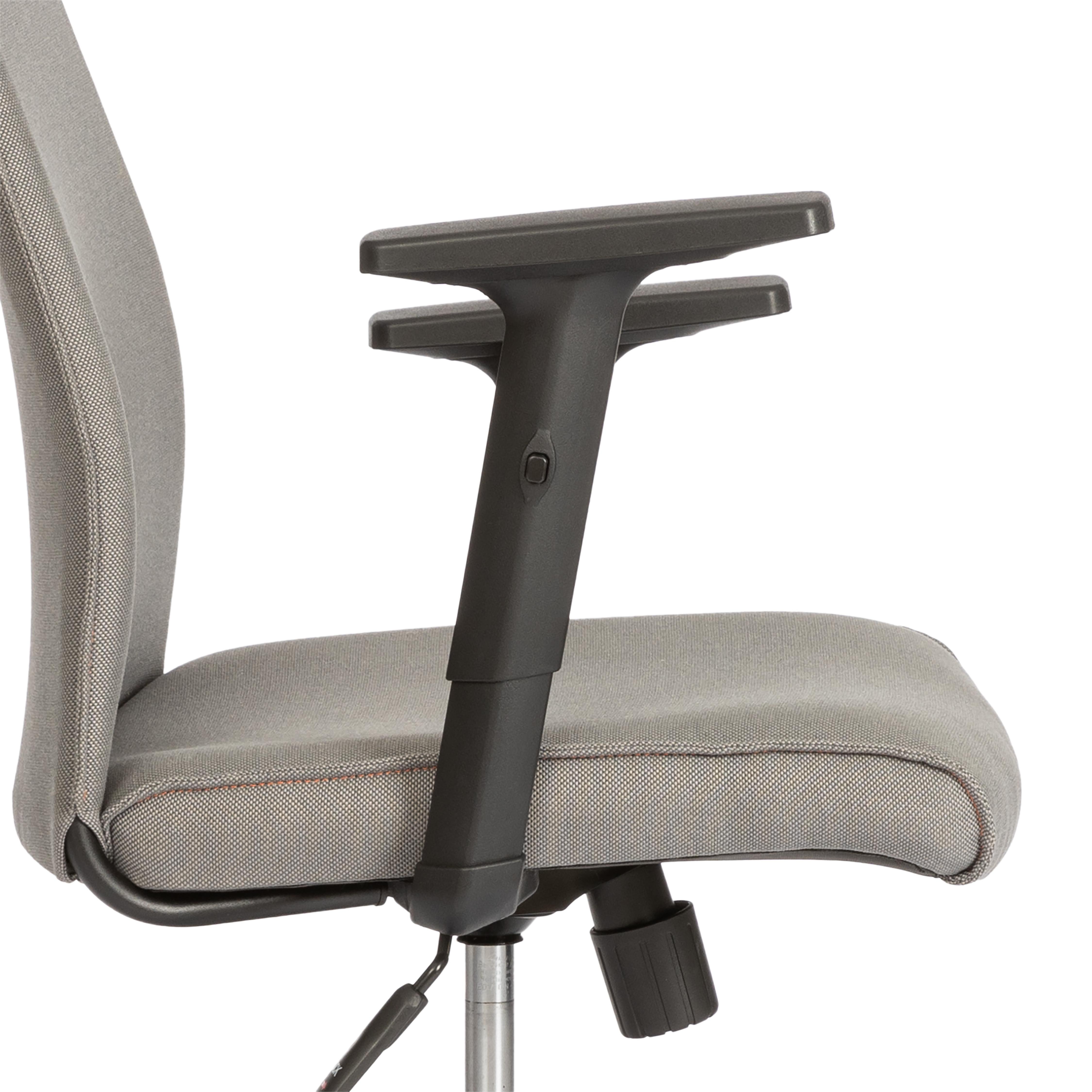 Компьютерное кресло TETCHAIR PRAGMATIC PLT ткань серый - фото 14