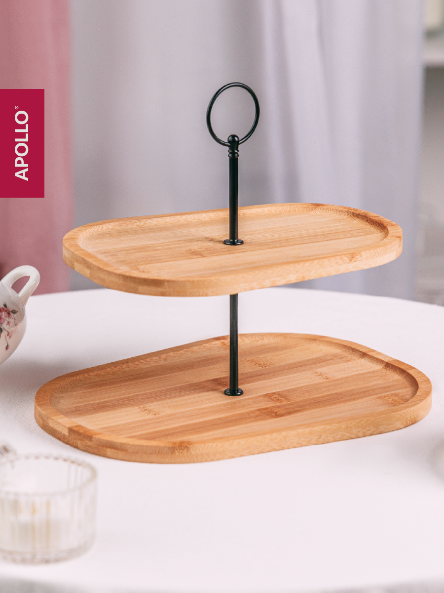 Подставка сервировочная APOLLO двухъярусная - фото 7