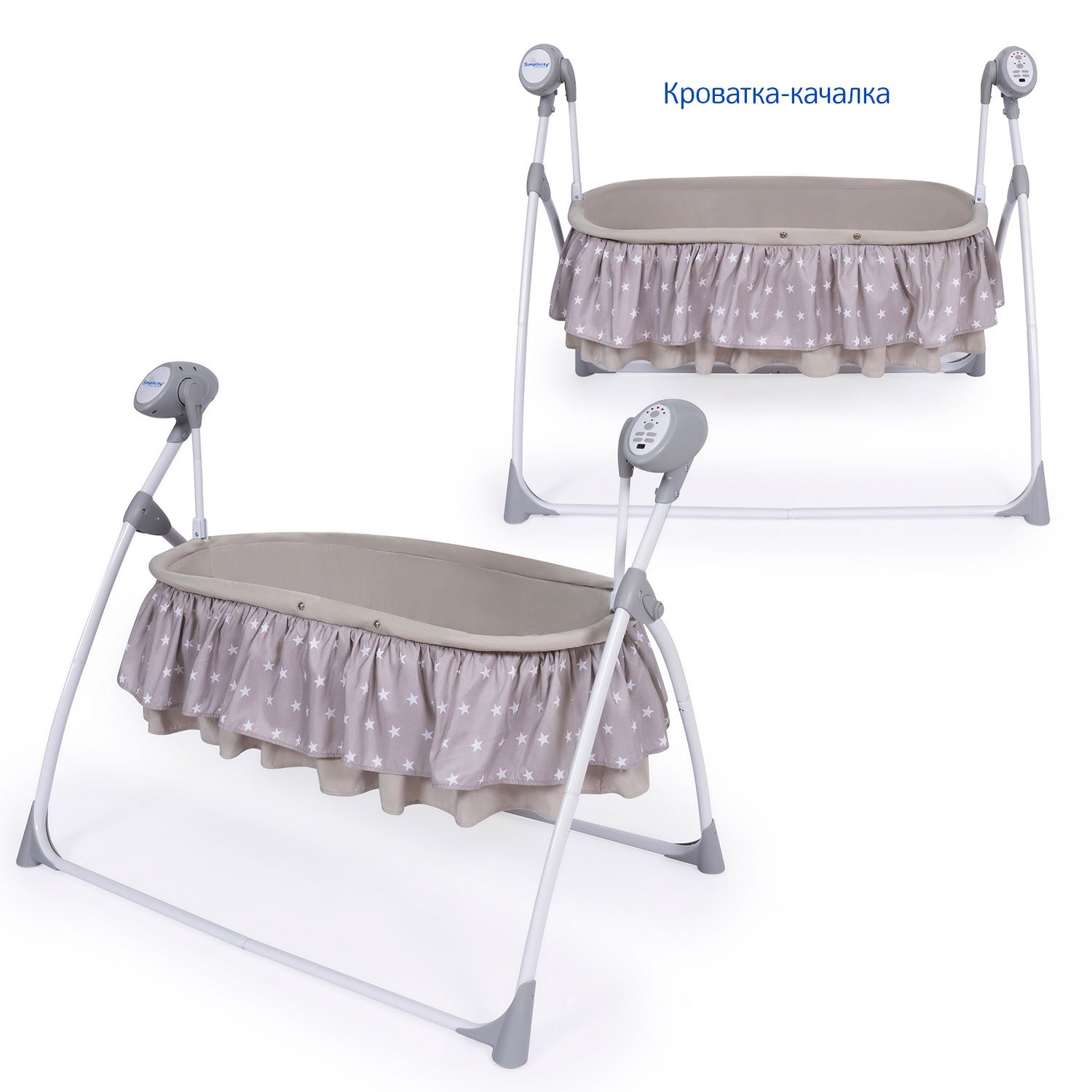 Колыбель SIMPLICITY 3020 Auto серый - фото 6