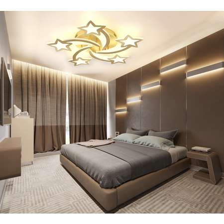 Светодиодный светильник NATALI KOVALTSEVA люстра 120W золотой LED